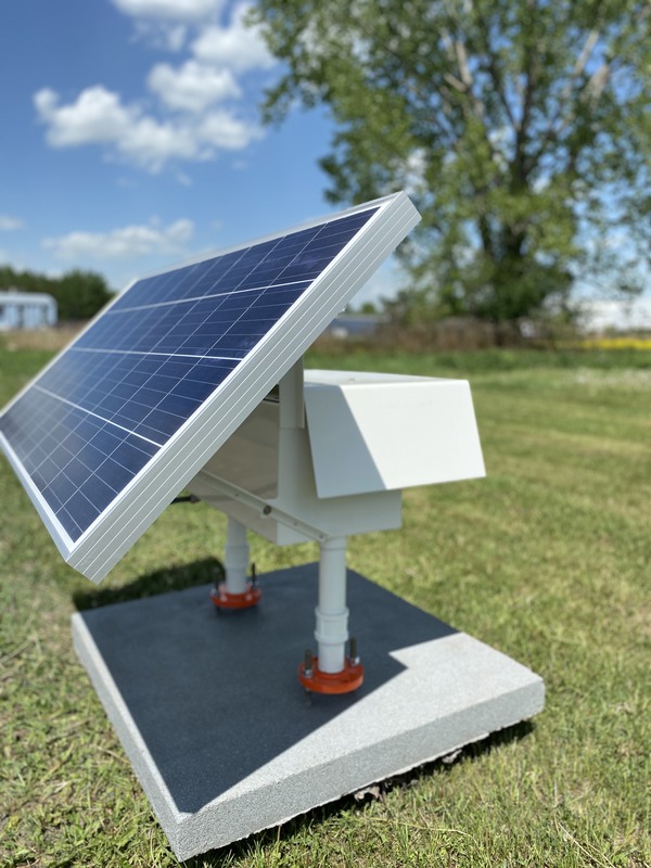 Solar power for wind cones