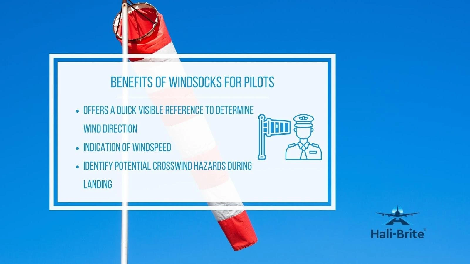 Infographic image of the benefits of winsocks for pilots
